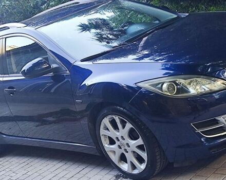 Синий Мазда 6, объемом двигателя 2 л и пробегом 232 тыс. км за 8000 $, фото 1 на Automoto.ua