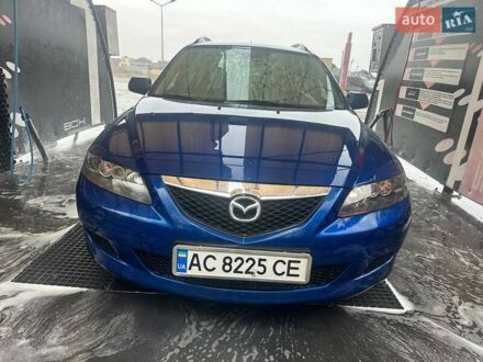 Синий Мазда 6, объемом двигателя 2 л и пробегом 315 тыс. км за 5300 $, фото 1 на Automoto.ua