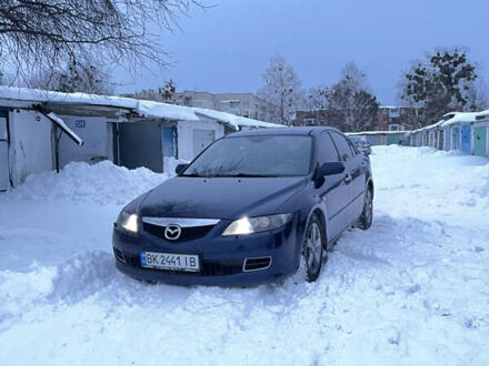 Синій Мазда 6, об'ємом двигуна 2 л та пробігом 333 тис. км за 4000 $, фото 1 на Automoto.ua