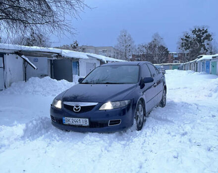 Синий Мазда 6, объемом двигателя 2 л и пробегом 333 тыс. км за 4000 $, фото 1 на Automoto.ua