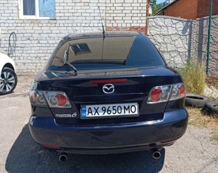 Синий Мазда 6, объемом двигателя 2.3 л и пробегом 185 тыс. км за 5602 $, фото 1 на Automoto.ua