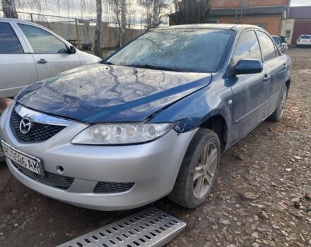 Синий Мазда 6, объемом двигателя 2 л и пробегом 300 тыс. км за 1200 $, фото 1 на Automoto.ua