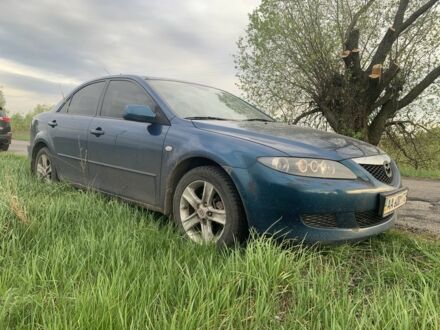 Синий Мазда 6, объемом двигателя 1.8 л и пробегом 366 тыс. км за 3200 $, фото 1 на Automoto.ua