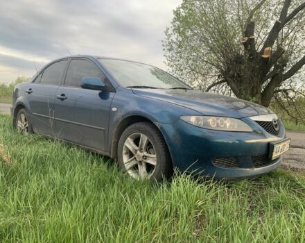 Синий Мазда 6, объемом двигателя 1.8 л и пробегом 366 тыс. км за 3200 $, фото 1 на Automoto.ua