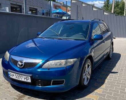 Синій Мазда 6, об'ємом двигуна 1.8 л та пробігом 291 тис. км за 4200 $, фото 1 на Automoto.ua