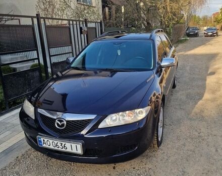Синий Мазда 6, объемом двигателя 2 л и пробегом 293 тыс. км за 4200 $, фото 1 на Automoto.ua