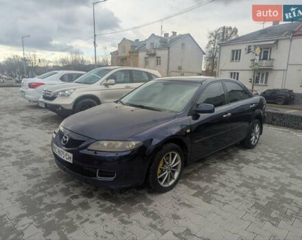 Синий Мазда 6, объемом двигателя 2 л и пробегом 182 тыс. км за 3500 $, фото 1 на Automoto.ua