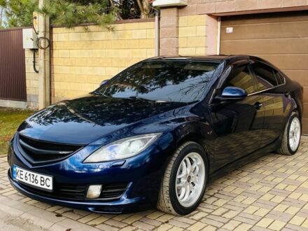 Синий Мазда 6, объемом двигателя 2 л и пробегом 200 тыс. км за 7300 $, фото 1 на Automoto.ua