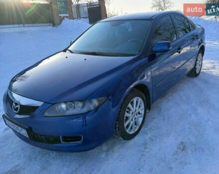 Синий Мазда 6, объемом двигателя 1.8 л и пробегом 360 тыс. км за 4800 $, фото 1 на Automoto.ua