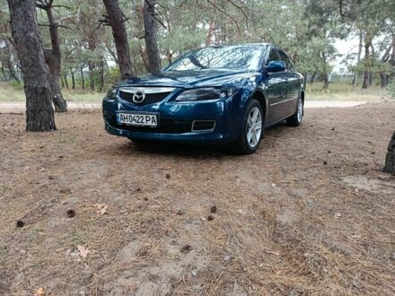 Синий Мазда 6, объемом двигателя 1.8 л и пробегом 230 тыс. км за 4800 $, фото 1 на Automoto.ua