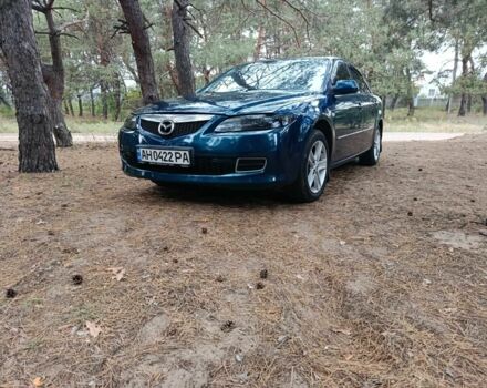 Синий Мазда 6, объемом двигателя 1.8 л и пробегом 230 тыс. км за 4800 $, фото 1 на Automoto.ua