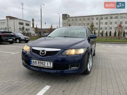 Синий Мазда 6, объемом двигателя 1.8 л и пробегом 211 тыс. км за 5500 $, фото 1 на Automoto.ua