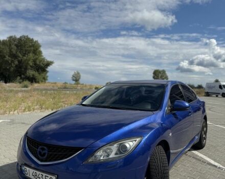 Синий Мазда 6, объемом двигателя 2 л и пробегом 245 тыс. км за 4597 $, фото 1 на Automoto.ua