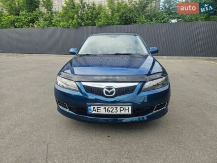 Синий Мазда 6, объемом двигателя 1.8 л и пробегом 211 тыс. км за 6000 $, фото 1 на Automoto.ua