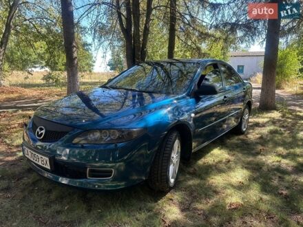 Синій Мазда 6, об'ємом двигуна 2 л та пробігом 202 тис. км за 4200 $, фото 1 на Automoto.ua