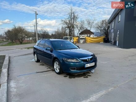 Синий Мазда 6, объемом двигателя 1.8 л и пробегом 303 тыс. км за 4500 $, фото 1 на Automoto.ua