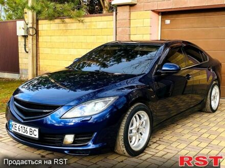 Синий Мазда 6, объемом двигателя 2 л и пробегом 200 тыс. км за 7300 $, фото 1 на Automoto.ua