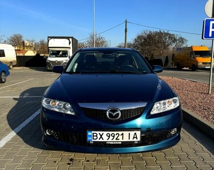 Синий Мазда 6, объемом двигателя 2 л и пробегом 192 тыс. км за 5200 $, фото 1 на Automoto.ua