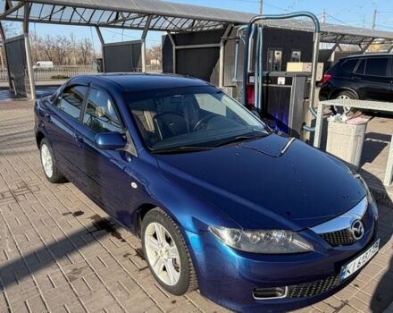 Синий Мазда 6, объемом двигателя 2 л и пробегом 230 тыс. км за 5400 $, фото 1 на Automoto.ua