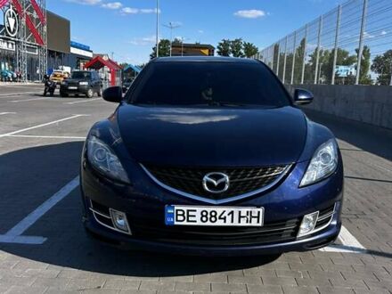 Синий Мазда 6, объемом двигателя 2 л и пробегом 215 тыс. км за 6900 $, фото 1 на Automoto.ua