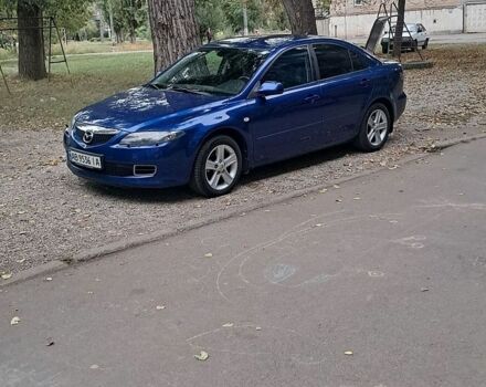 Синий Мазда 6, объемом двигателя 2 л и пробегом 285 тыс. км за 5600 $, фото 1 на Automoto.ua