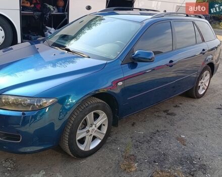 Синій Мазда 6, об'ємом двигуна 1.8 л та пробігом 164 тис. км за 4500 $, фото 1 на Automoto.ua