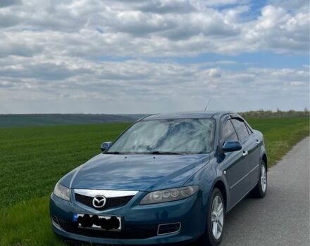 Синий Мазда 6, объемом двигателя 1.8 л и пробегом 250 тыс. км за 4444 $, фото 1 на Automoto.ua