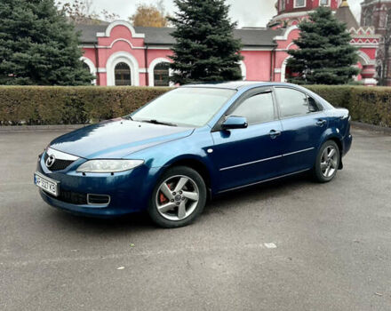 Синий Мазда 6, объемом двигателя 2 л и пробегом 177 тыс. км за 5500 $, фото 1 на Automoto.ua