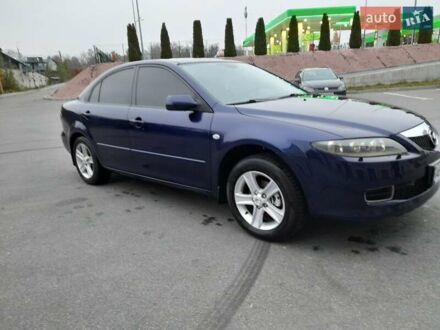 Синий Мазда 6, объемом двигателя 1.8 л и пробегом 205 тыс. км за 4800 $, фото 1 на Automoto.ua