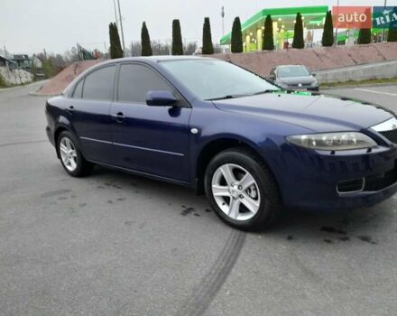 Синий Мазда 6, объемом двигателя 1.8 л и пробегом 205 тыс. км за 4800 $, фото 1 на Automoto.ua