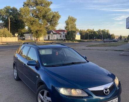 Синий Мазда 6, объемом двигателя 2 л и пробегом 3 тыс. км за 3300 $, фото 1 на Automoto.ua