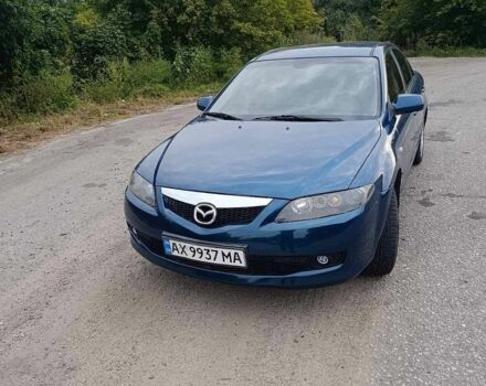 Синий Мазда 6, объемом двигателя 2 л и пробегом 261 тыс. км за 5100 $, фото 1 на Automoto.ua