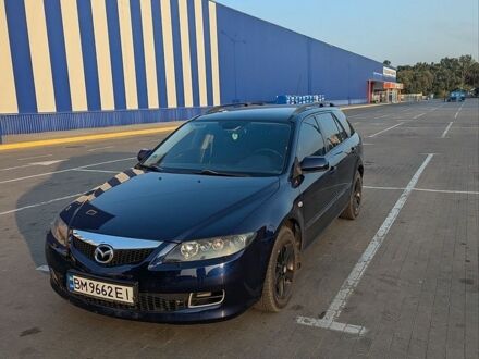 Синій Мазда 6, об'ємом двигуна 2 л та пробігом 289 тис. км за 4500 $, фото 1 на Automoto.ua