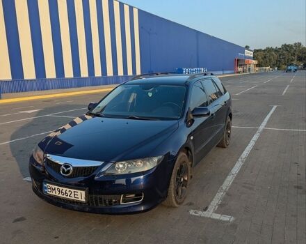Синий Мазда 6, объемом двигателя 2 л и пробегом 289 тыс. км за 4500 $, фото 1 на Automoto.ua