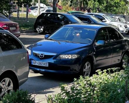 Синий Мазда 6, объемом двигателя 1.8 л и пробегом 270 тыс. км за 3200 $, фото 1 на Automoto.ua