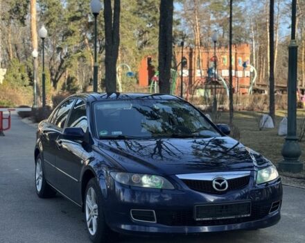 Синий Мазда 6, объемом двигателя 2 л и пробегом 200 тыс. км за 2350 $, фото 1 на Automoto.ua