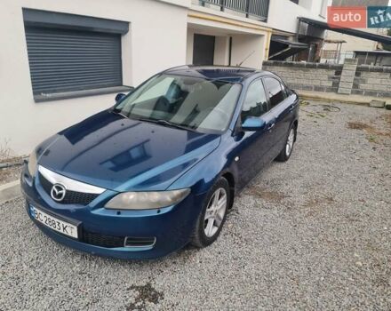 Синий Мазда 6, объемом двигателя 2 л и пробегом 338 тыс. км за 3500 $, фото 1 на Automoto.ua