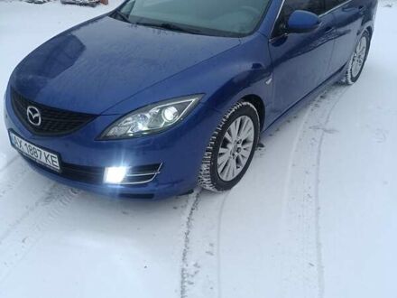 Синий Мазда 6, объемом двигателя 2 л и пробегом 226 тыс. км за 6300 $, фото 1 на Automoto.ua