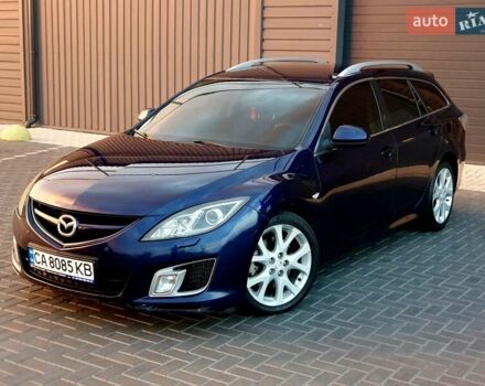 Синий Мазда 6, объемом двигателя 2 л и пробегом 273 тыс. км за 7500 $, фото 1 на Automoto.ua