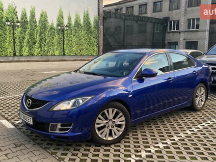 Синий Мазда 6, объемом двигателя 2 л и пробегом 202 тыс. км за 7300 $, фото 1 на Automoto.ua