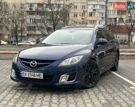 Синий Мазда 6, объемом двигателя 2 л и пробегом 370 тыс. км за 4550 $, фото 1 на Automoto.ua