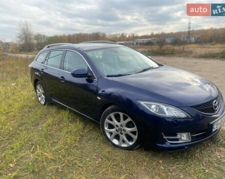 Синий Мазда 6, объемом двигателя 2 л и пробегом 270 тыс. км за 7000 $, фото 1 на Automoto.ua