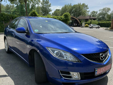 Синий Мазда 6, объемом двигателя 2 л и пробегом 163 тыс. км за 8300 $, фото 1 на Automoto.ua