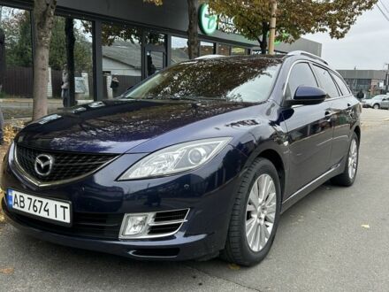 Синій Мазда 6, об'ємом двигуна 2 л та пробігом 240 тис. км за 6600 $, фото 1 на Automoto.ua
