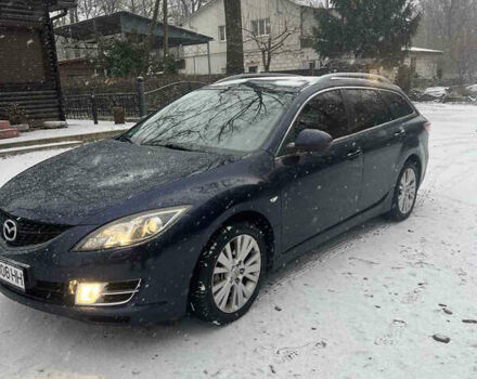 Синий Мазда 6, объемом двигателя 2 л и пробегом 208 тыс. км за 7500 $, фото 1 на Automoto.ua