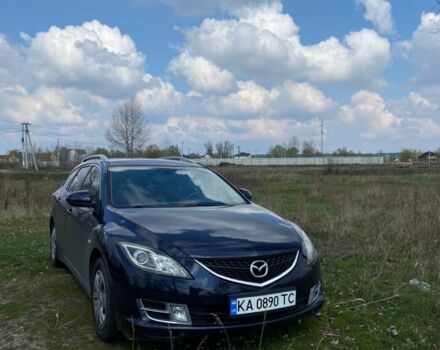 Синий Мазда 6, объемом двигателя 1.8 л и пробегом 217 тыс. км за 6500 $, фото 1 на Automoto.ua