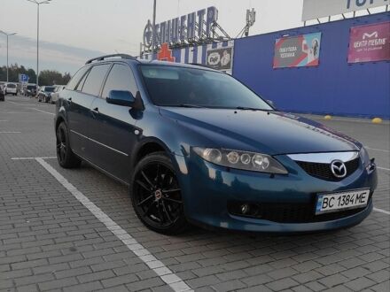 Синий Мазда 6, объемом двигателя 2.3 л и пробегом 225 тыс. км за 5899 $, фото 1 на Automoto.ua
