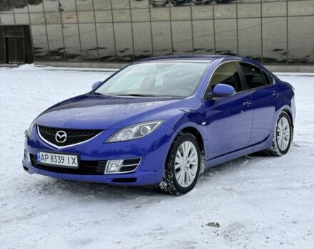 Синий Мазда 6, объемом двигателя 2 л и пробегом 183 тыс. км за 8500 $, фото 1 на Automoto.ua