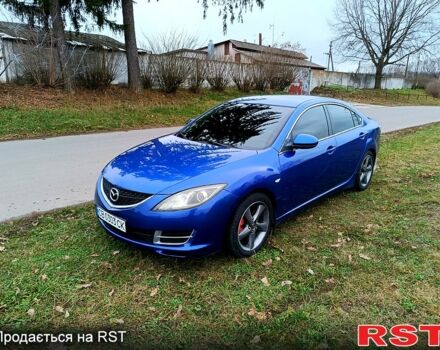 Синий Мазда 6, объемом двигателя 2 л и пробегом 318 тыс. км за 6350 $, фото 1 на Automoto.ua