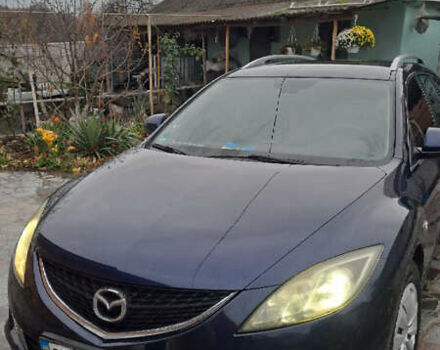 Синий Мазда 6, объемом двигателя 1.8 л и пробегом 211 тыс. км за 5900 $, фото 1 на Automoto.ua